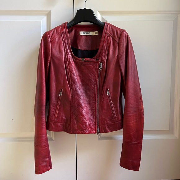 DAZZLE Genuine Lamb Leather Jacket - Picture 2 of 9
